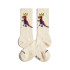Calcetines Jimmy Lion Athletic Basquiat Pez Dis Beige