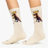 Calcetines Jimmy Lion Athletic Basquiat Pez Dis Beige