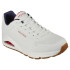 Zapatillas Skechers Uno - Stand On Air Hombre White Durabuck/Navy/Red Trim