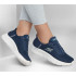 Zapatillas Skechers Go Walk Flex - Grand Slip-Ins Mujer Navy Textile/White Trim