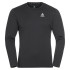Camiseta de Trail Odlo Crew Neck L/S Zeroweight Chill-Tec Hombre Negro