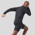 Camiseta de Trail Odlo Crew Neck L/S Zeroweight Chill-Tec Hombre Negro