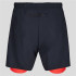 Pantalón de Trail Odlo 2-In-1 Short Zeroweight 5 Inch Hombre Azul Marino