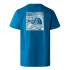 Camiseta de Montaña The North Face S/S Redbox Celetion Hombre Azul