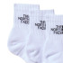 Calcetines de Montaña The North Face Multi Sport Cush Quarter 3P Blanco