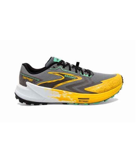 Zapatillas de Trail Brooks Catamount 3 Hombre Amarillo/Gris