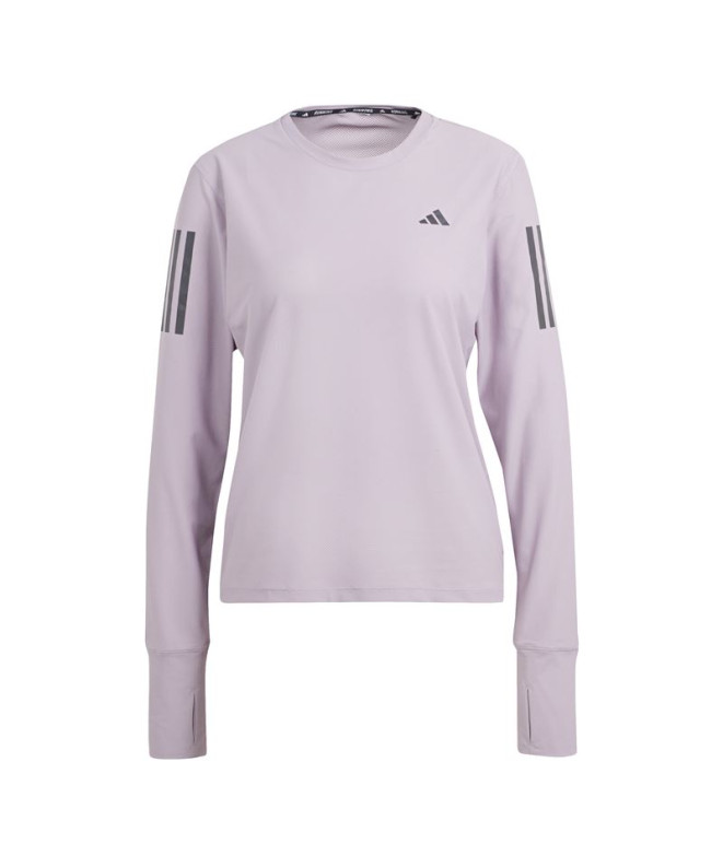 Camiseta de Running adidas Own the Run Mujer Lila