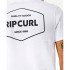 Camiseta Rip Curl Stapler Hombre Blanco