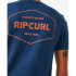 Camiseta Rip Curl Stapler Hombre Azul Marino