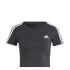 Camiseta adidas 3S Baby Mujer Negro