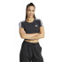 Camiseta adidas 3S Baby Mujer Negro