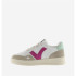 Zapatillas Victoria Seul Efecto Piel & Serraje Melon Mujer