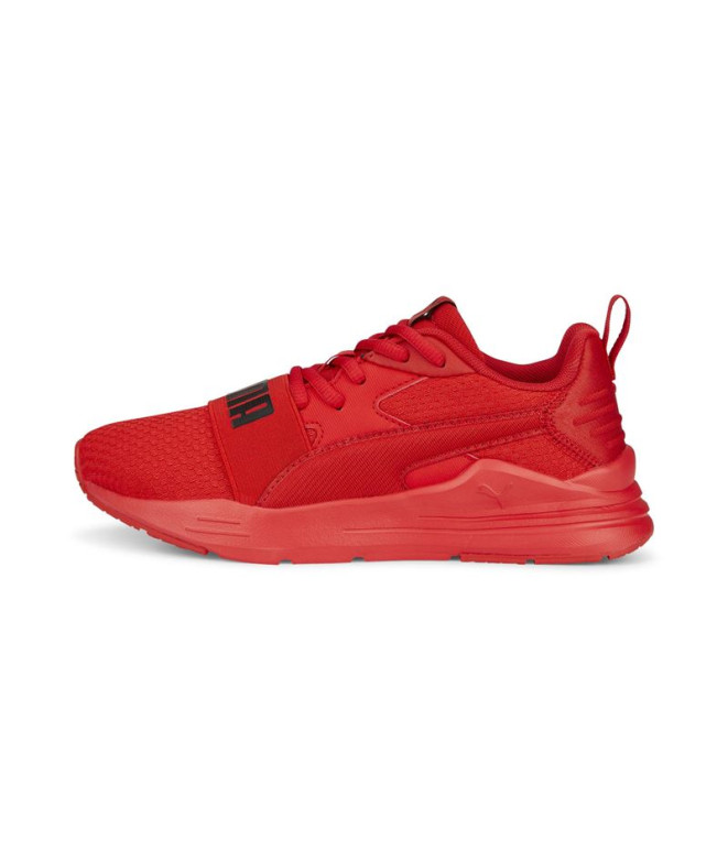 Zapatillas de Puma Wired Run Pure Infantil Rojo