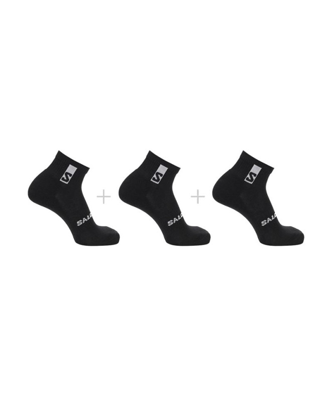 Calcetines de Fitness Salomon 3-Pack Negro