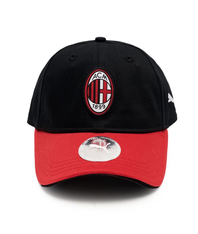 Gorra de Fútbol Puma AC Milan Fan Negro