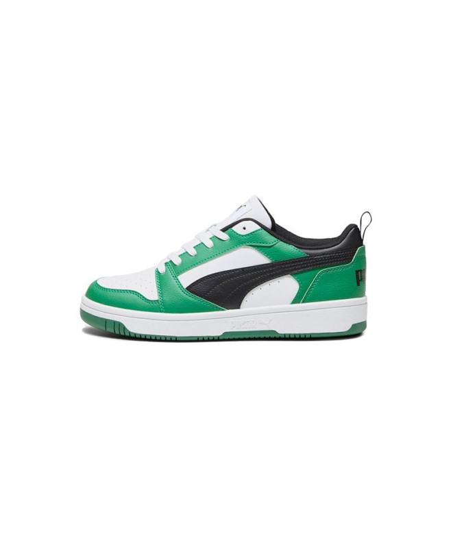 Zapatillas de Puma Rebound V6 Lo Infantil Verde