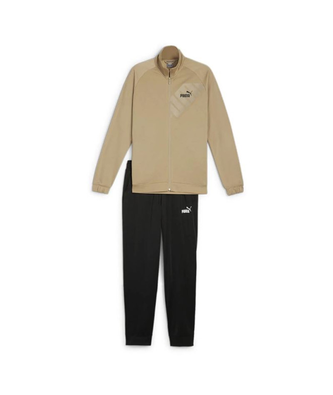 Chándal Puma Power Poly Beige Hombre