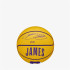 Balon de baloncesto Wilson NBA Player Icon Mini Lebron Amarillo