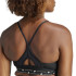 Sujetador Deportivo de Fitness adidas Essentials Aeroreact 3 Bandas Mujer Negro