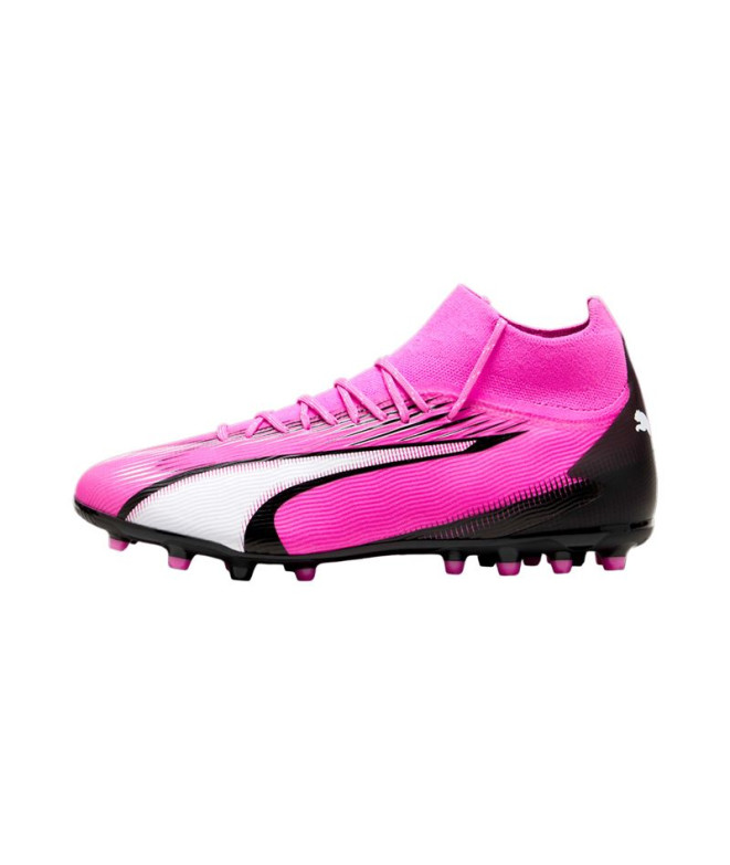 Botas de fútbol Puma Ultra Pro MG Rosa Blanco
