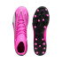 Botas de fútbol Puma Ultra Pro MG Rosa Blanco