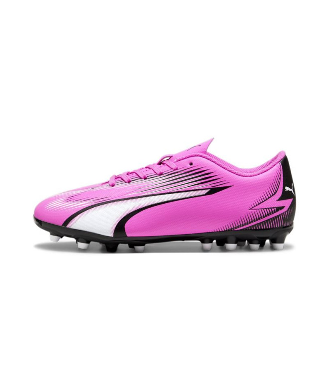 Botas de fútbol Puma Ultra Playt MG Rosa Infantil