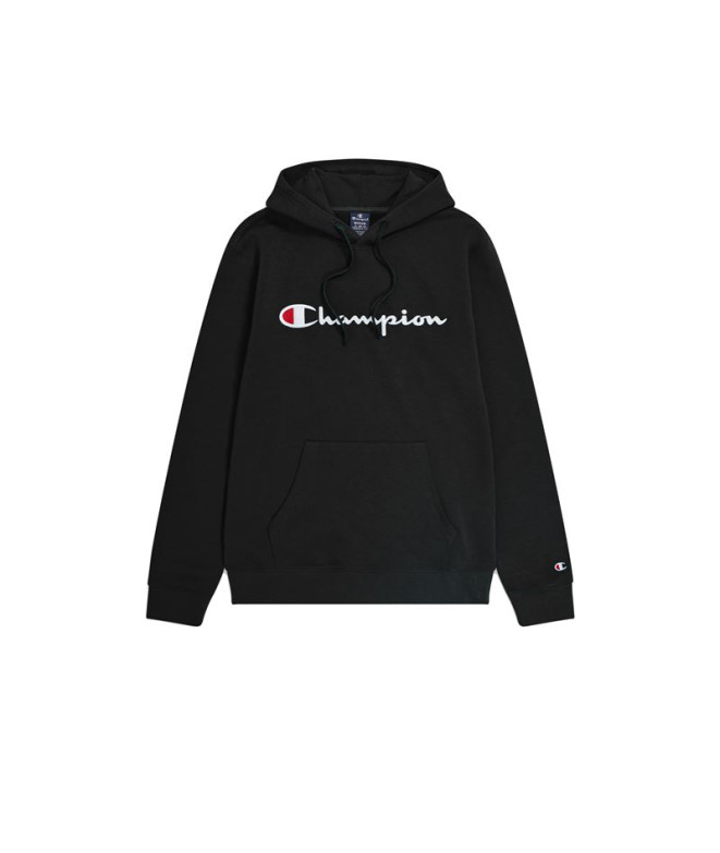 Sudadera Champion Hooded Sweatshirt Hombre Negro