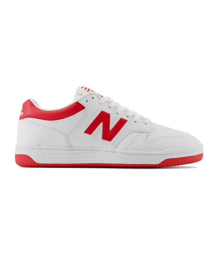 Zapatillas New Balance 480 Hombre Blanco-Rojo