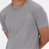 Camiseta New Balance Sport Essentials Heathertech Hombre Gris