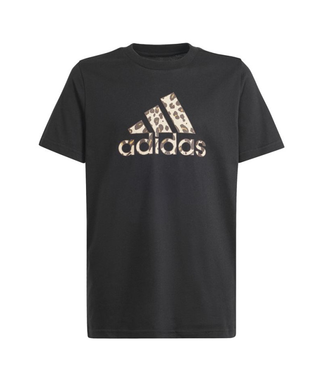 Camiseta adidas Animal Niña Negro