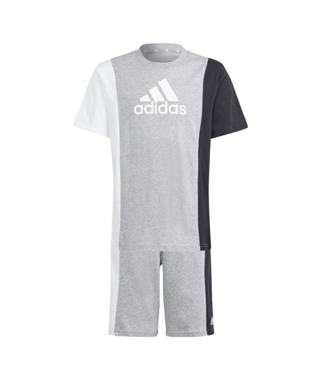 Conjunto adidas Club Set Infantil Gris