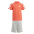 Conjunto adidas Lk 3Bandas Infantil Rojo