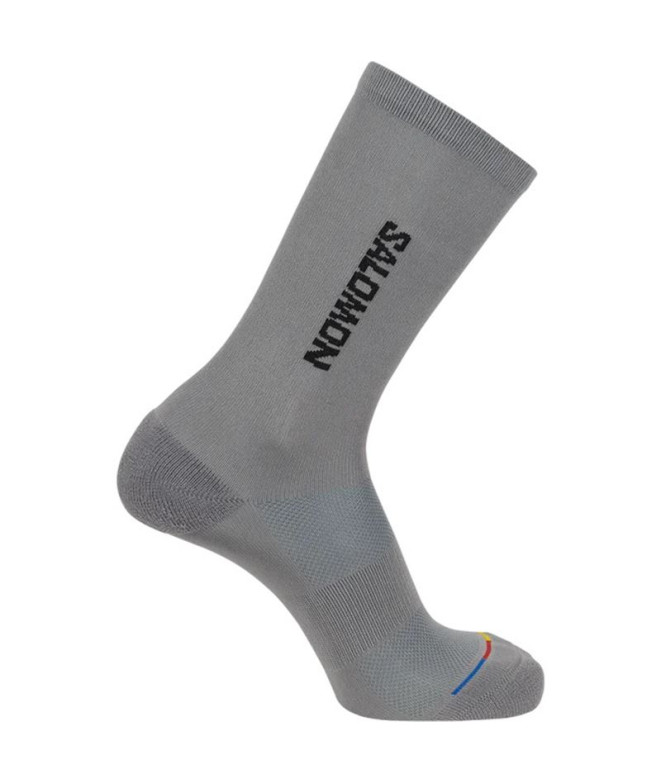 Calcetines de Running Salomon 365 Crew Gris