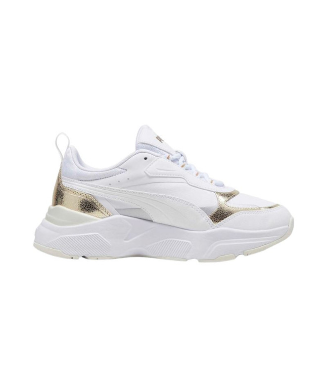 Zapatillas Puma Cassia Metallic Whin Blanco Mujer