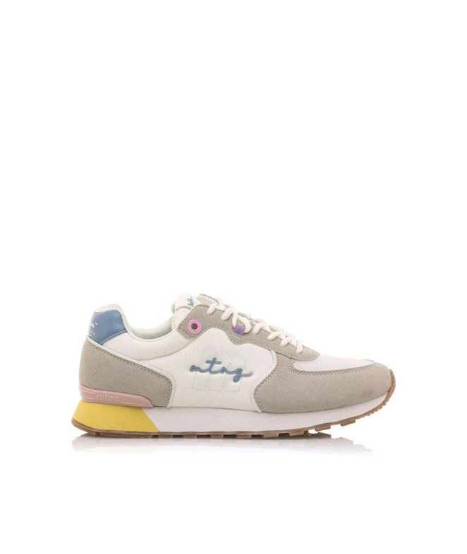 Zapatillas Mustang Joggo Neyma Blanco Lucy Azul...