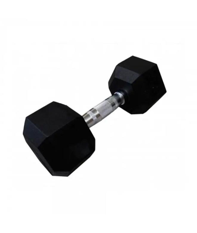 Mancuerna de fitness Softee Hexagonal 20 kg Negro