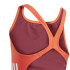 Bañador de Natación adidas Cut 3 Bandas Infantil Rojo