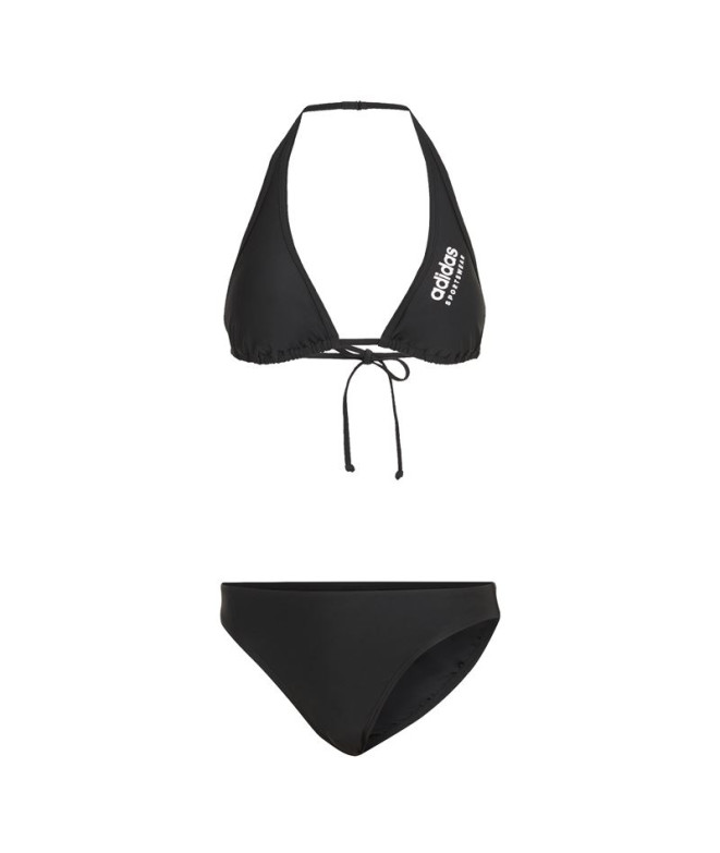 Bikini de Natación adidas Neckholder Mujer Negro