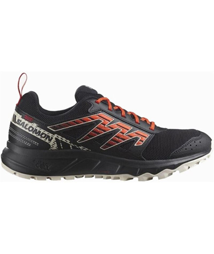 Zapatillas de Trail Salomon Wander Negro/Gris/Naranja Hombre
