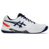 Zapatillas de Tenis ASICS Gel-Dedicate 8 Hombre Blanco/Azul