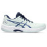 Zapatillas de Tenis ASICS Gel-Game 9 Clay/Oc Mujer Blanco/Azul