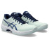 Zapatillas de Tenis ASICS Gel-Game 9 Clay/Oc Mujer Blanco/Azul
