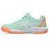 Zapatillas de Padel ASICS Gel-Dedicate 8 Padel Gs Infantil Menta/Blanco