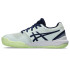 Zapatillas de Tenis ASICS Gel-Resolution 9 Gs Clay Infantil Menta/Azul