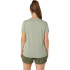 Camiseta de Running ASICS Core Ss Top Mujer Gris Oliva