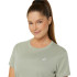 Camiseta de Running ASICS Core Ss Top Mujer Gris Oliva