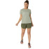 Camiseta de Running ASICS Core Ss Top Mujer Gris Oliva