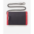 Cartera Rip Curl Diamond Chain Hombre Rojo/Negro