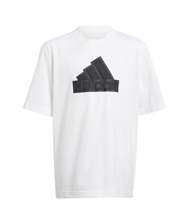 Camiseta adidas Future Icons Logo Infantil Blanco