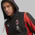 Chaqueta de Fútbol Puma Ac Milan Prematch Woven Hombre Negro